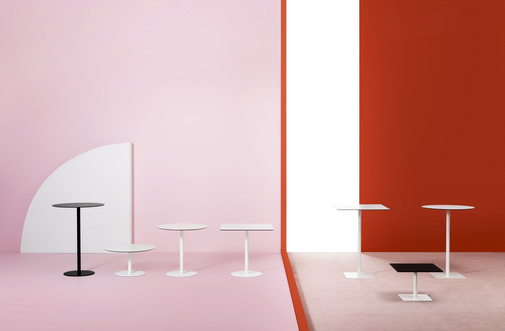 Квадратный стол HPL с основанием для спиц Luxy склеивание ARCH-00041893 - Вид №2