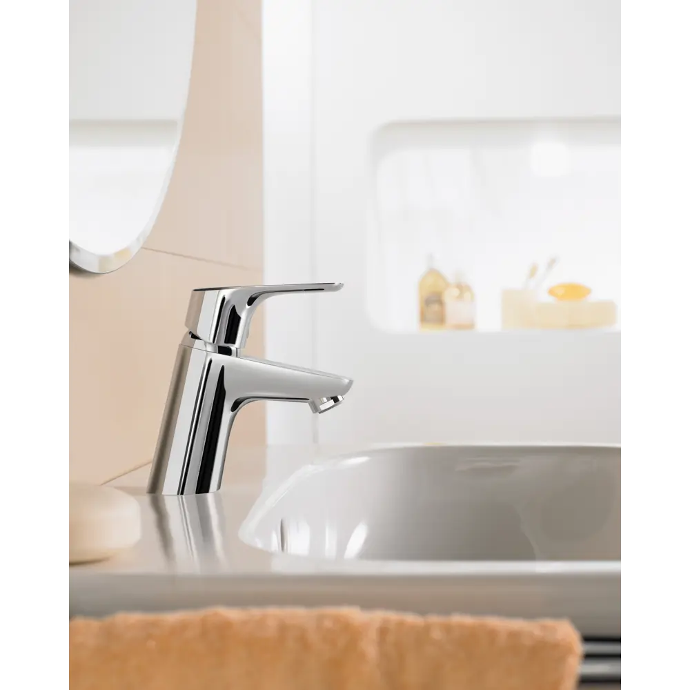 Смеситель для раковины Hansgrohe Focus E2 однорычажный цвет хром STLM-2092776 - Вид №1