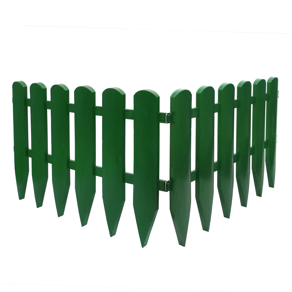 Забор декоративный Протэкт Штакетник 25x240 см пластик хаки STLM-2140121 - Вид №1