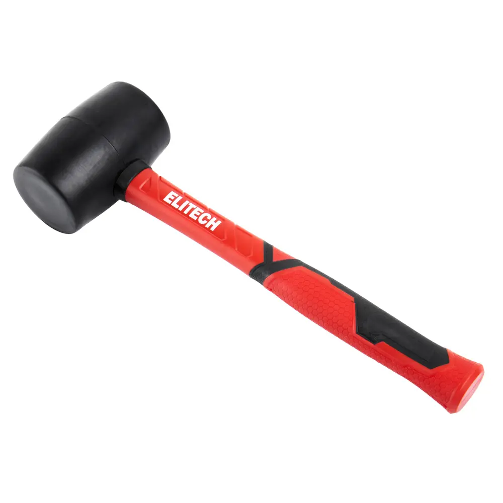 Киянка резиновая Elitech с фиберглассовой рукояткой 450 г 89407122 STLM-1578690 - Вид №4
