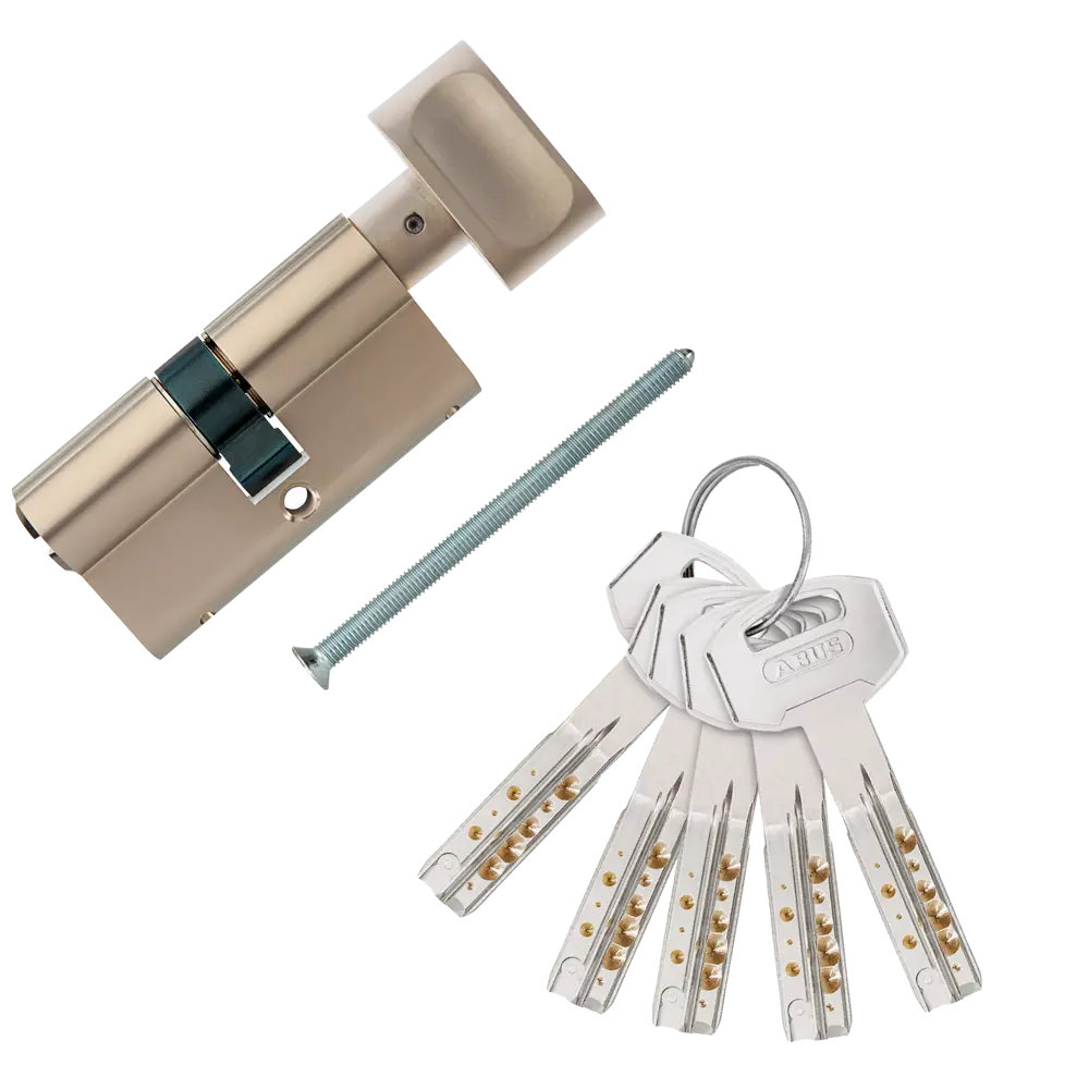 Цилиндр ABUS D12 NIS с защитой от взлома, 30+30 мм, ключ-вертушка 82732449 D 12 STLM-0034931 - Вид №1