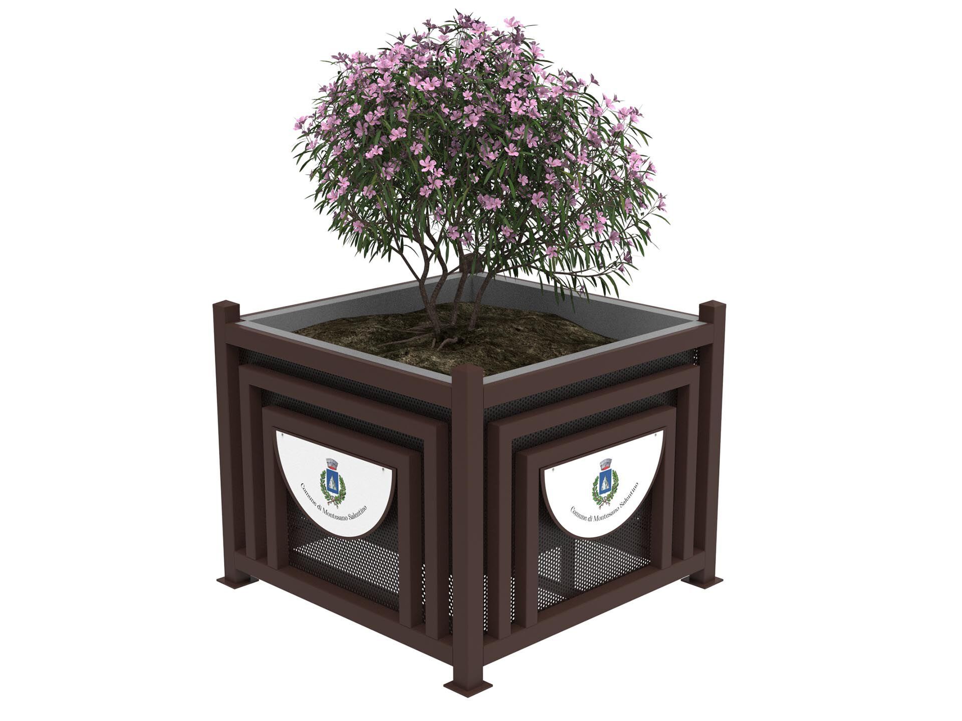 Плантатор для общественных мест с табличкой Lazzari Макинтош ARCH-00073388 - Вид №7