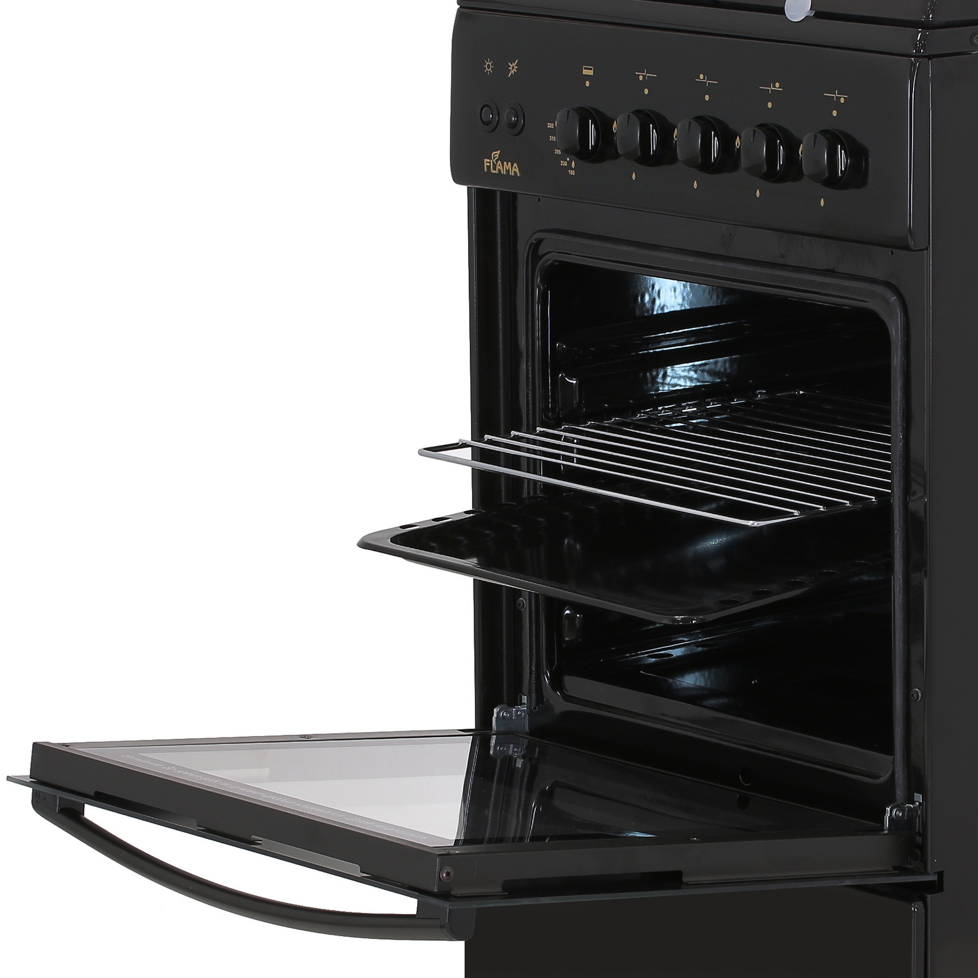 9973708 Газовая плита Flama LFG 24244 В коричневый Flama group STDN-0057788 - Вид №5