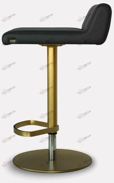 MORADA Высокий кожаный табурет с подставкой для ног Dado Dado bsa