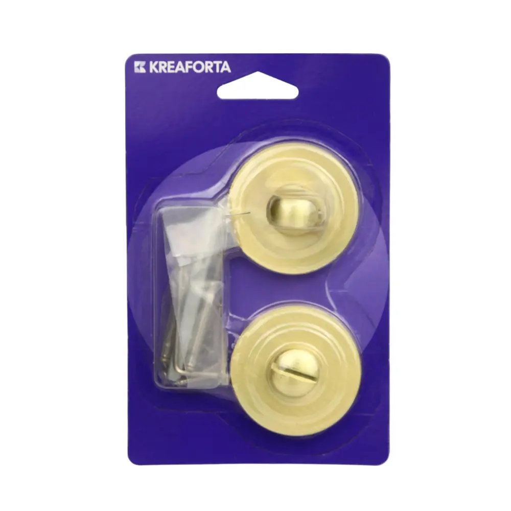 Фиксатор под ручку KREAFORTA ЦАМ цвет золото STLM-2087380 - Вид №4