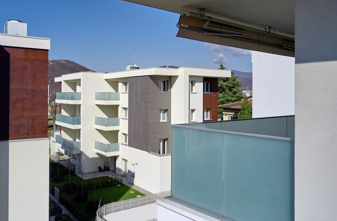 Стеклянный парапет для окон и балконов ALUVETRO система балюстрады GARDA ARCH-00032525 - Вид №11