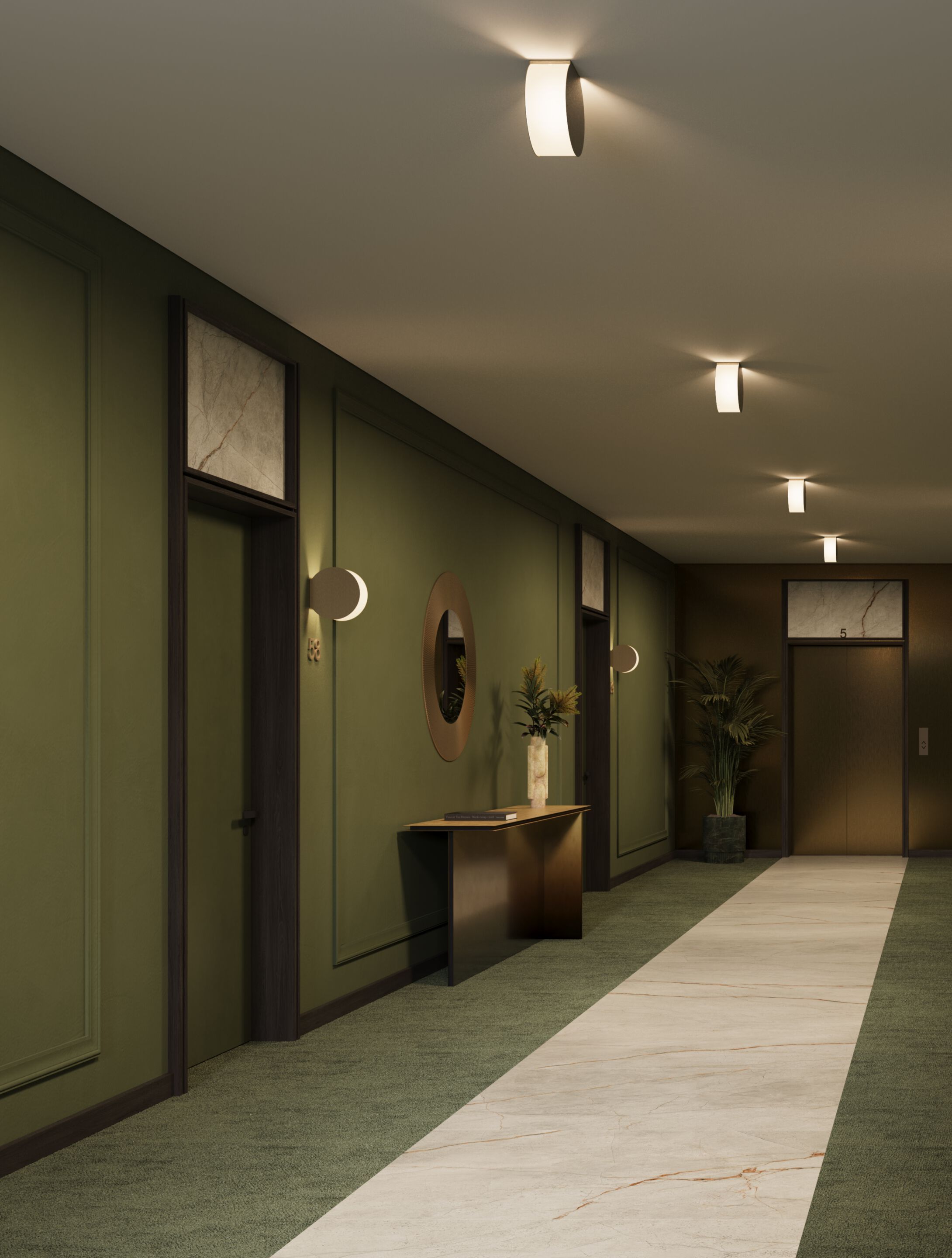 Металлический настенный светильник / потолочный светильник Formagenda CHIP ARCH-00046604 - Вид №16