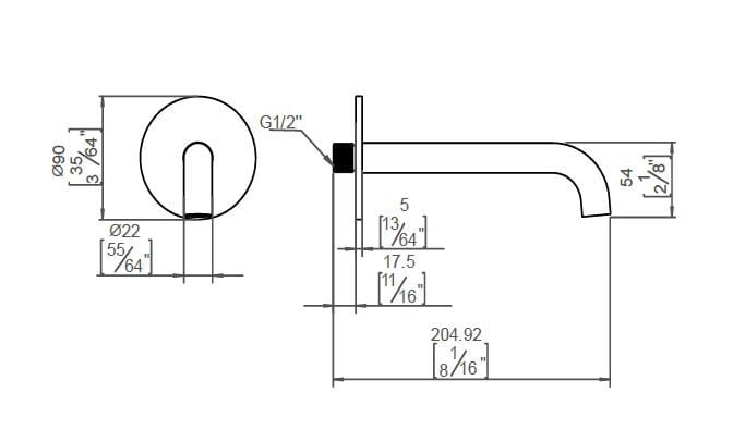 Инфракрасный смеситель для раковины из нержавеющей стали D LINE Qtoo ARCH-00070229 - Вид №15