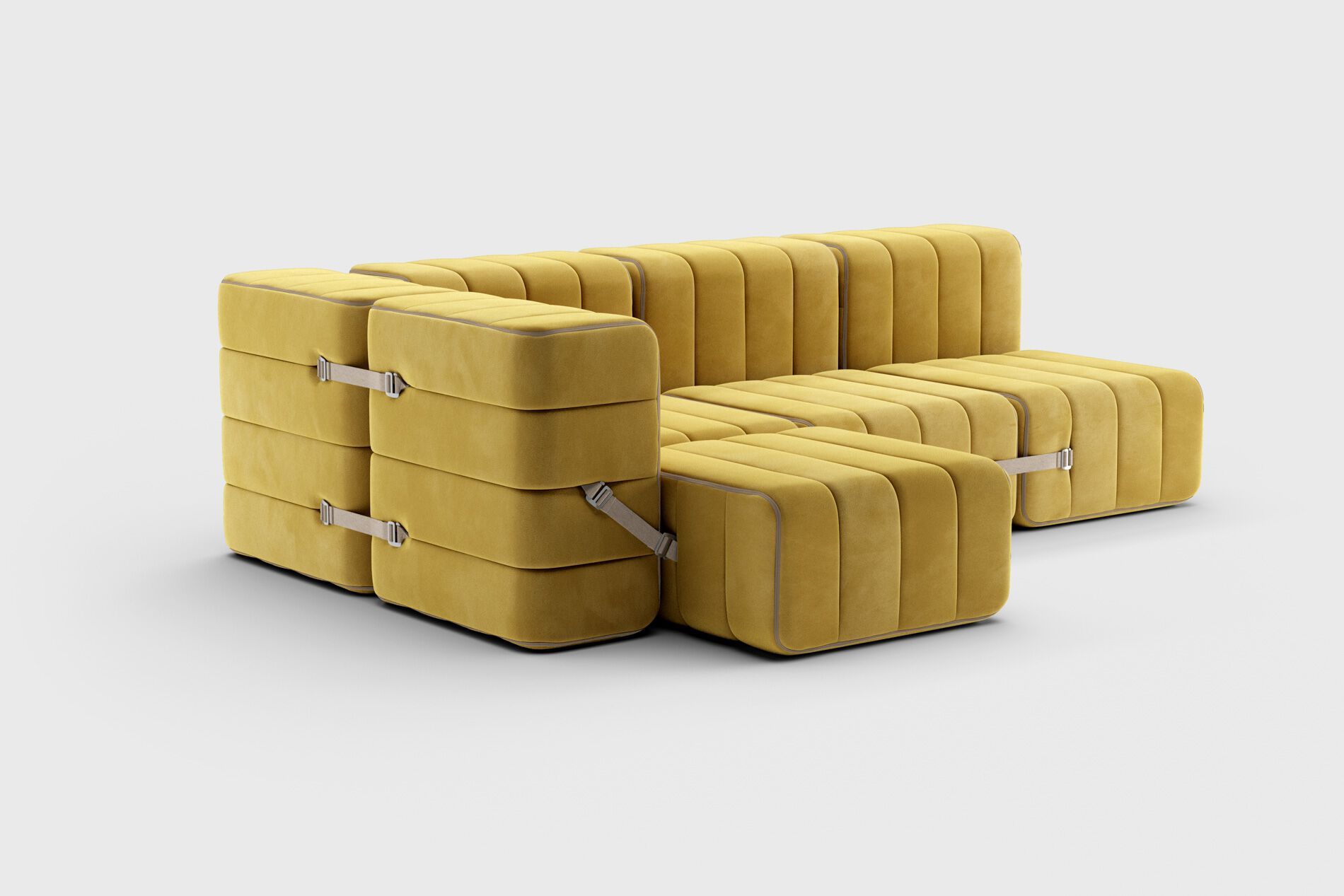 Модульный угловой диван из ткани AMBIVALENZ Curt ARCH-00061719 - Вид №39