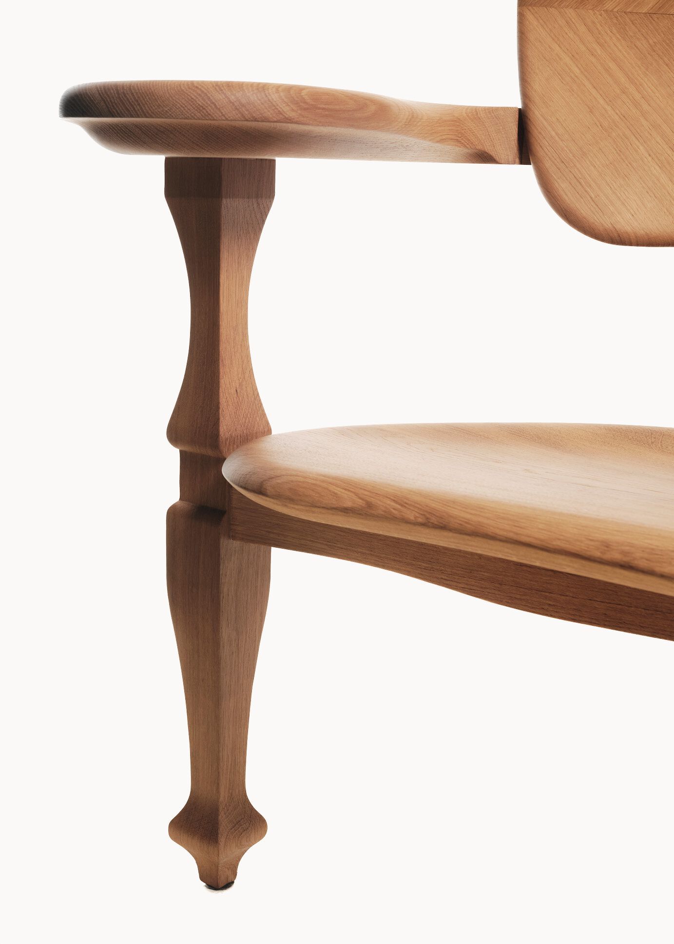 Скамья из массива дерева со спинкой BD Barcelona Гауди ARCH-00078953 - Вид №2