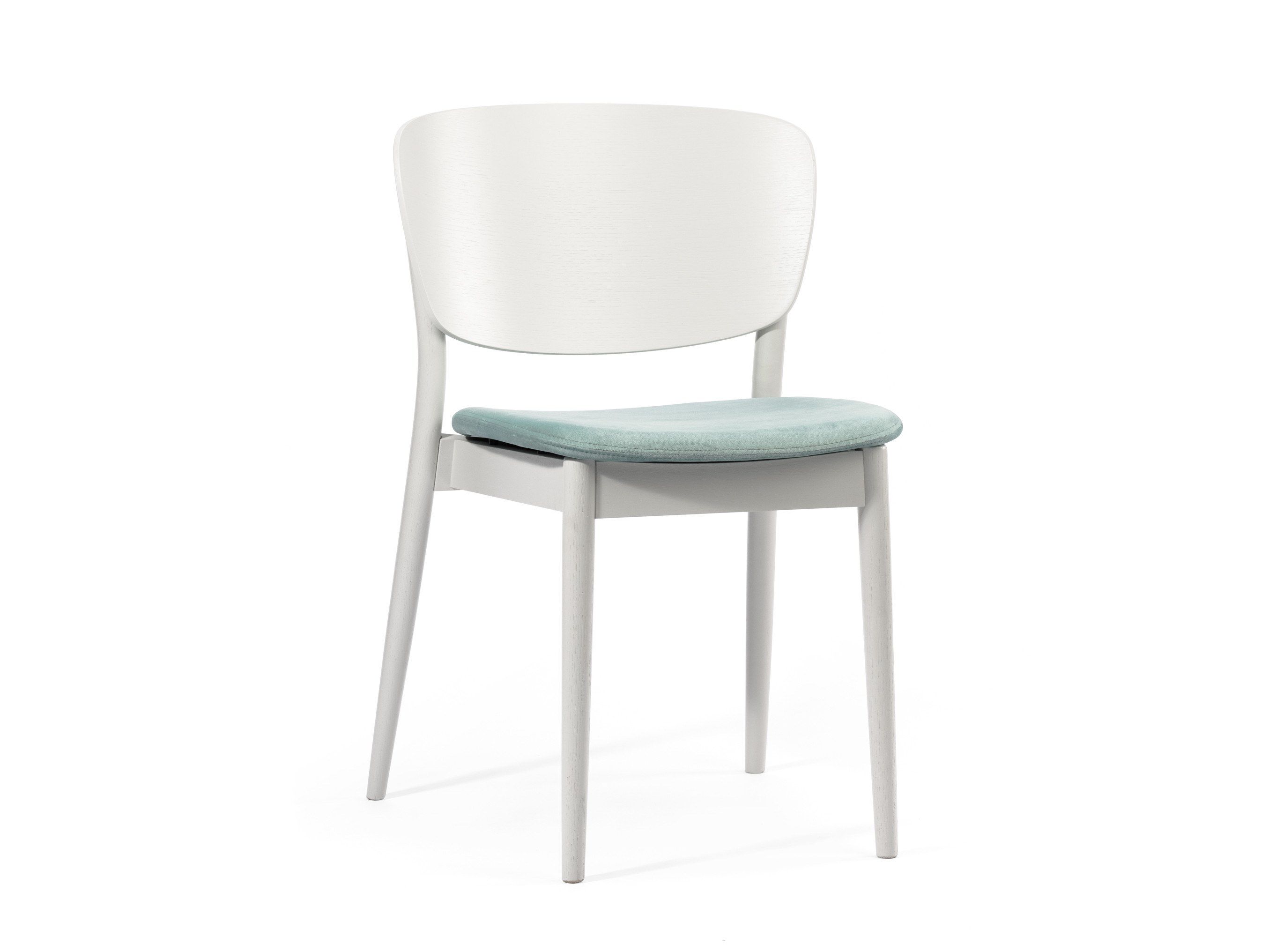 Деревянный штабелируемый стул с мягким сиденьем TON VALENCIA 313 382 ARCH-00146065 - Вид №1