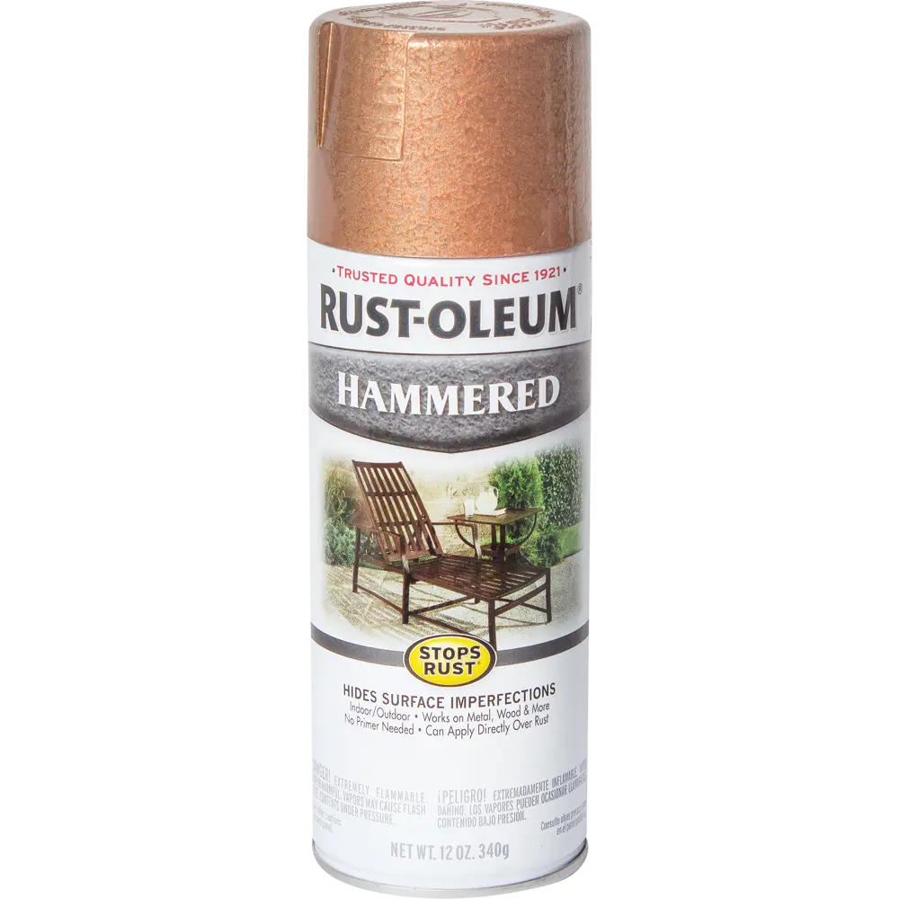 Краска аэрозольная молотковая по ржавчине цвет меди 340 г RUST-OLEUM STLM-2121345