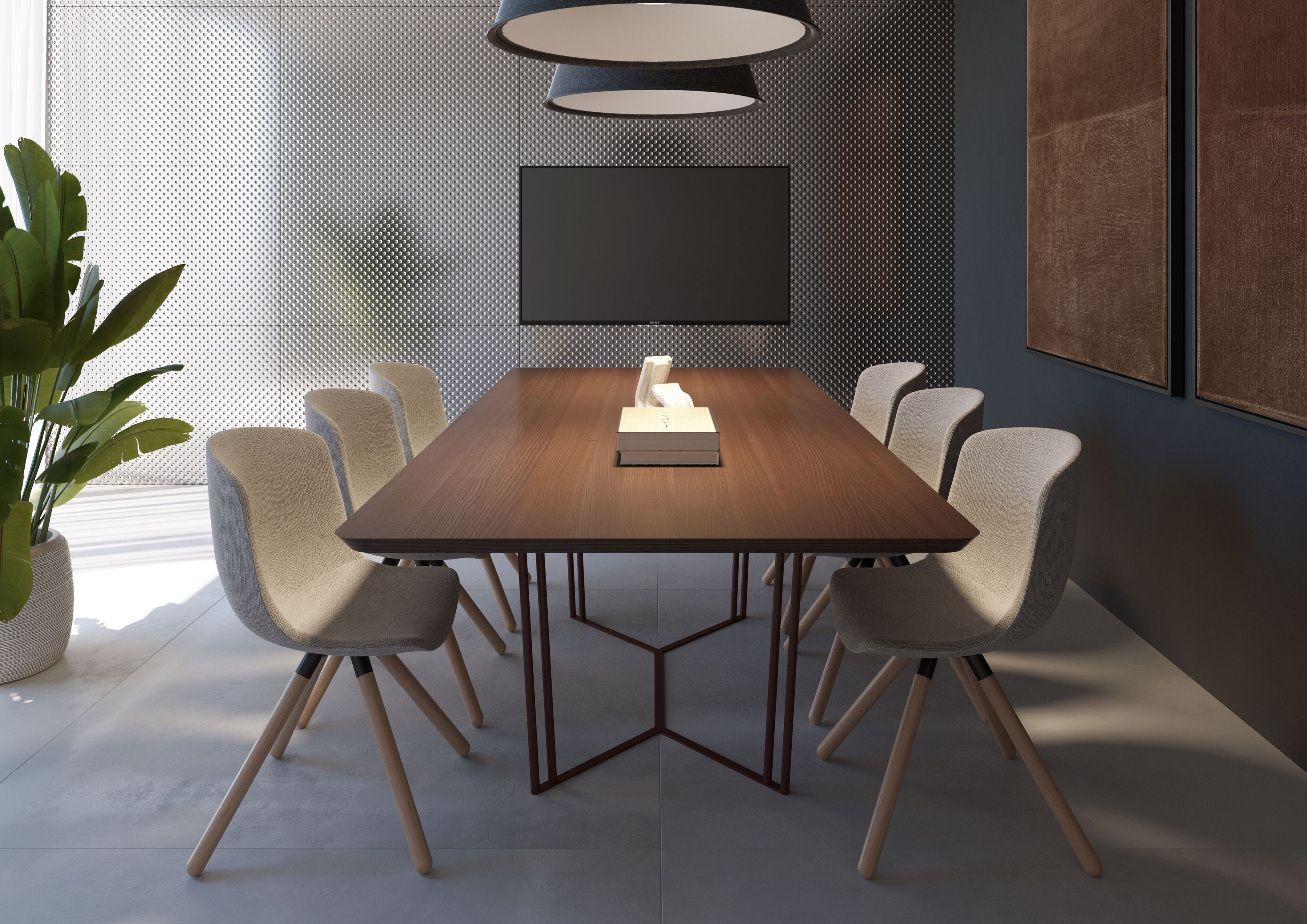 Стул из ткани из бука BBB COCOON ARCH-00126234 - Вид №3