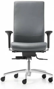 Dauphin Офисный стул из ткани с 5 спицами и подлокотниками Shape Sh 4135