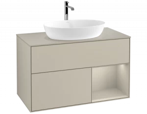 Villeroy&Boch Тумба под раковину Прямоугольная версия F783HHHH Finion Sand Matt Lacquer