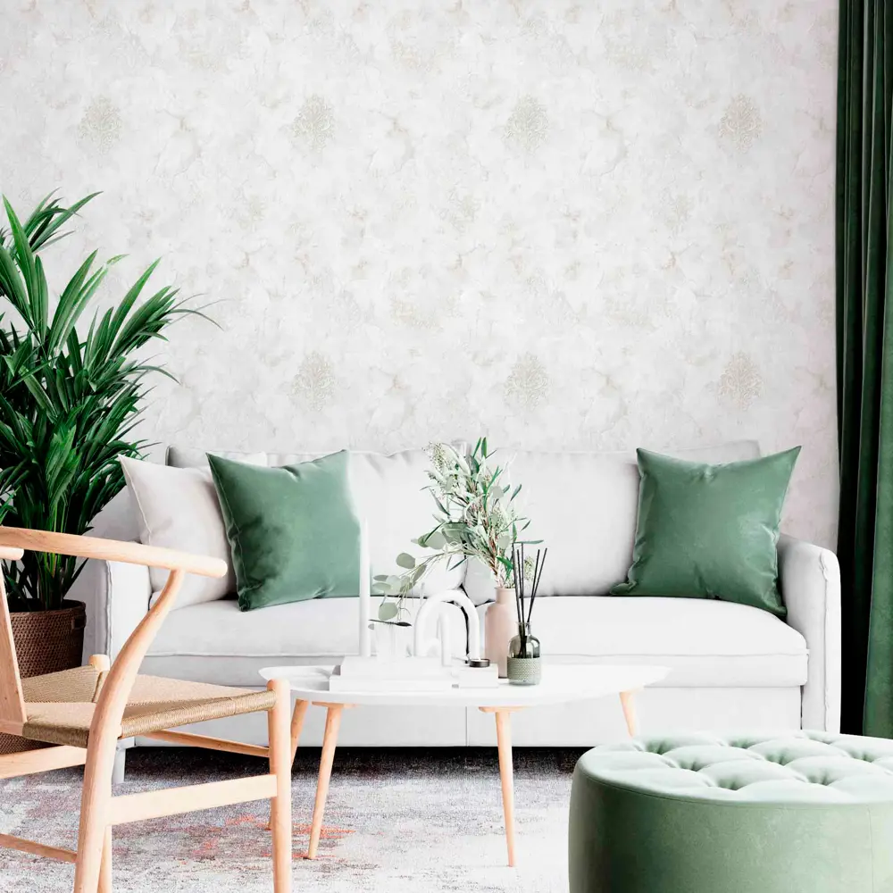 Флизелиновые обои Московская обойная фабрика Агора - белые премиальные 89369353 STLM-1368554 - Вид №2