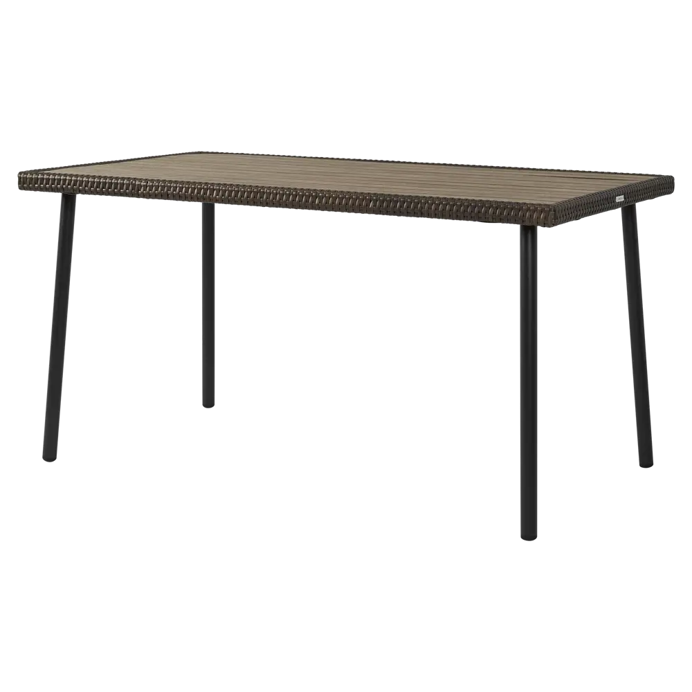 Садовый стол нераздвижной BEGINIA Elia 140x82x73 см сталь коричневый STLM-2132839 - Вид №6