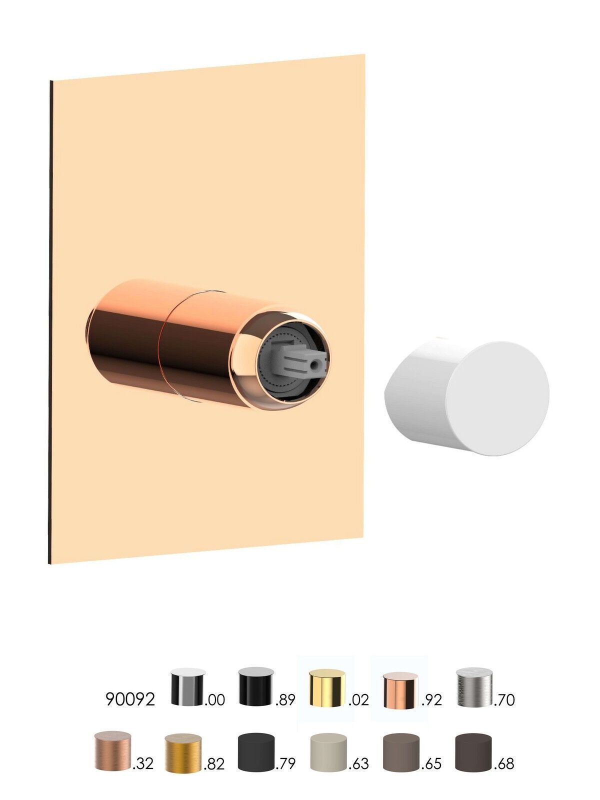 Однорычажный смеситель для душа с пластиной Rubinetterie Frattini NARCISO S 78521S ARCH-00016448 - Вид №7