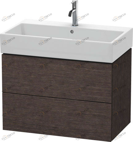LC627707272 L-Cube Тумбочка подвесная Дуб брашированный, натуральный шпон Duravit