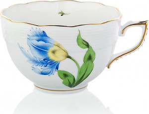 74700 Herend Чашка чайная 250мл "Китти" (синяя) Фарфор, Керамика