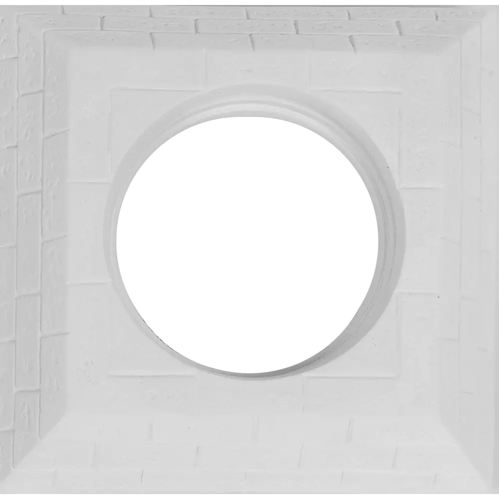 Светильник встраиваемый квадратный «Камень», GU5.3, гипс СВЕТКОМПЛЕКТ STLM-2066162 - Вид №1