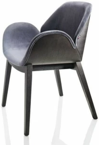 ALMA DESIGN Бархатное кресло с подлокотниками Lips 2070