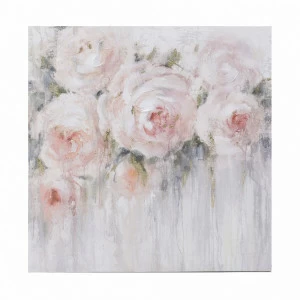 Картина на холсте на подрамнике 80х80 см розовая Softly TO4ROOMS ЦВЕТЫ 00-3894140 Розовый