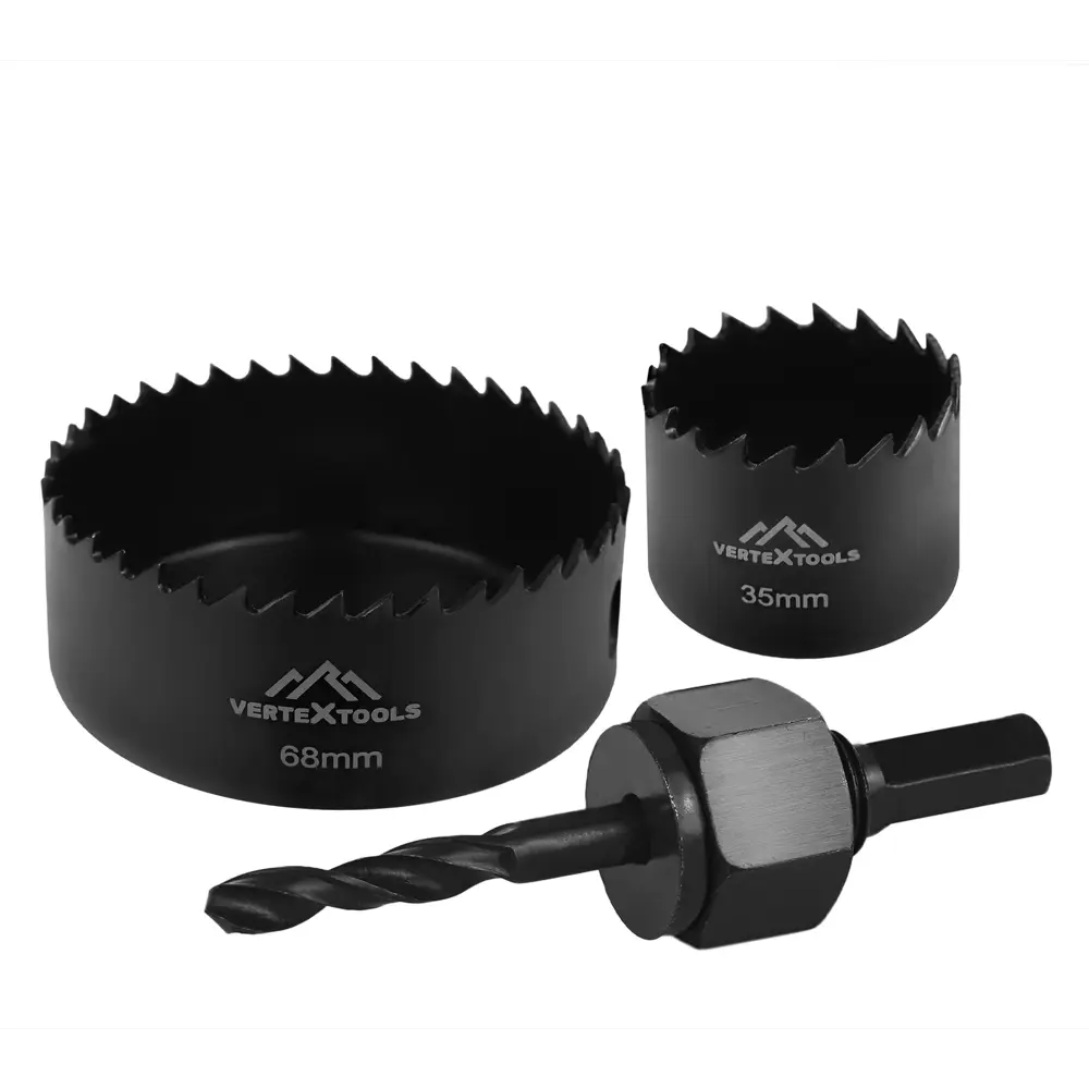 Набор коронок по дереву Vertextools 2526-35-68, 3 шт STLM-2184684