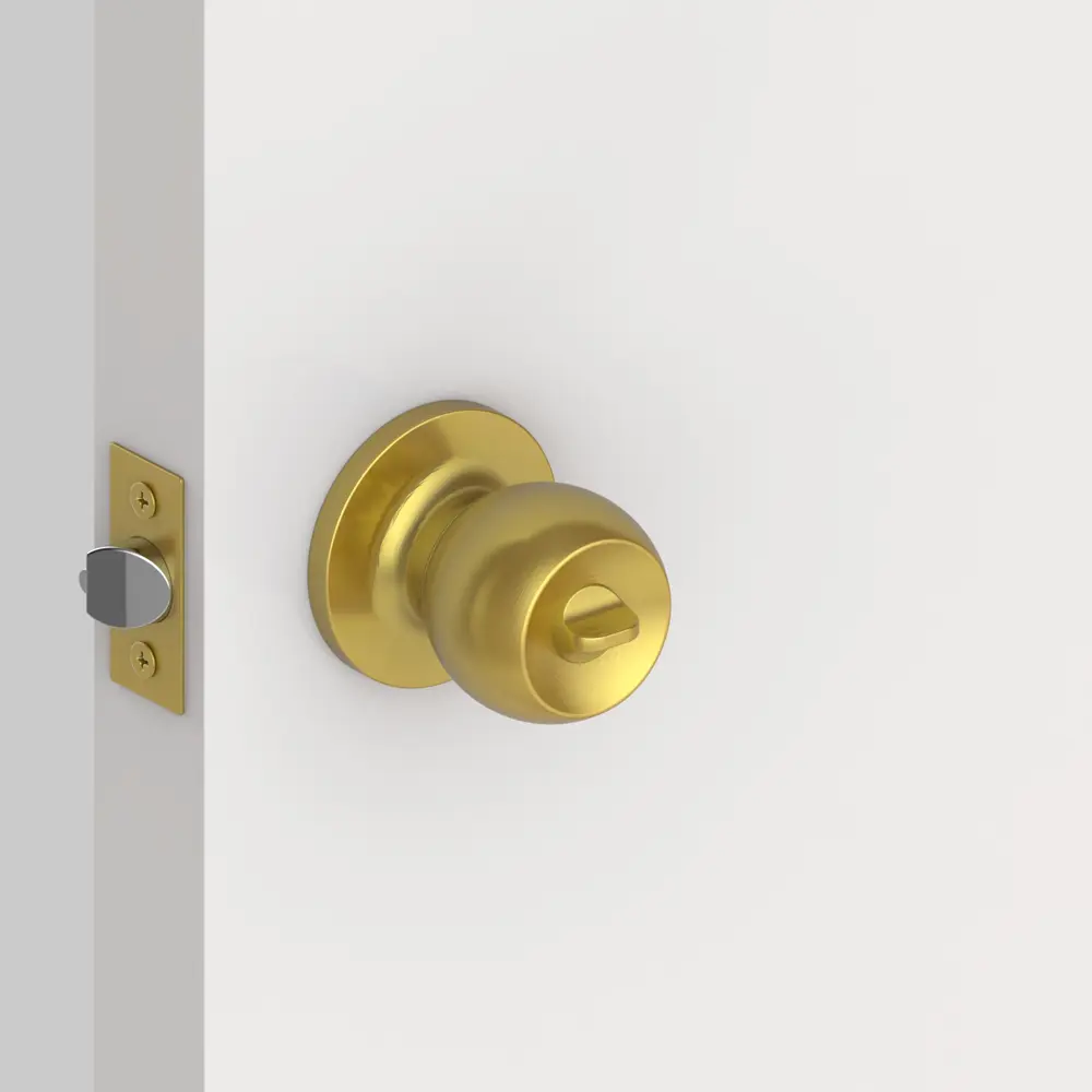 Ручка-защелка 624/BL PB-B с фиксатором цвет золото FUARO STLM-2196766 - Вид №6