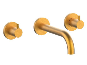 Настенный смеситель для раковины с отдельными розетками