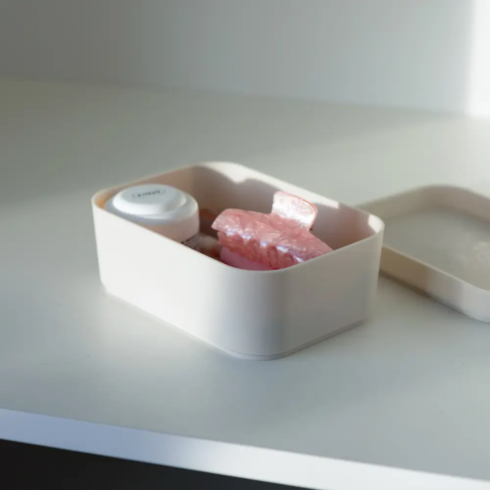 Органайзер для хранения 15.9x11.3x7.2 см полипропилен платина BEROSSI STLM-2054749 - Вид №6