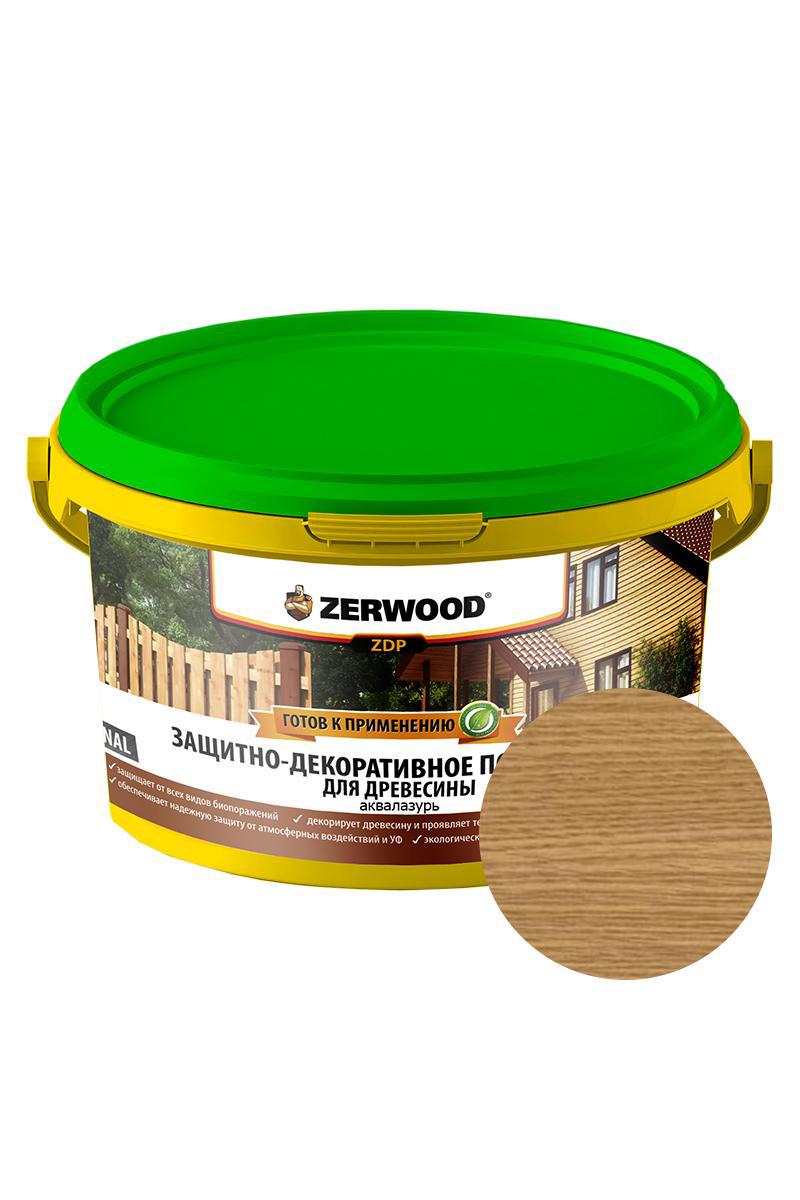 90408500 Защитно-декоративный антисептик для древесины 1605547559 цвет дуб 2.5 кг STLM-0218647 ZERWOOD