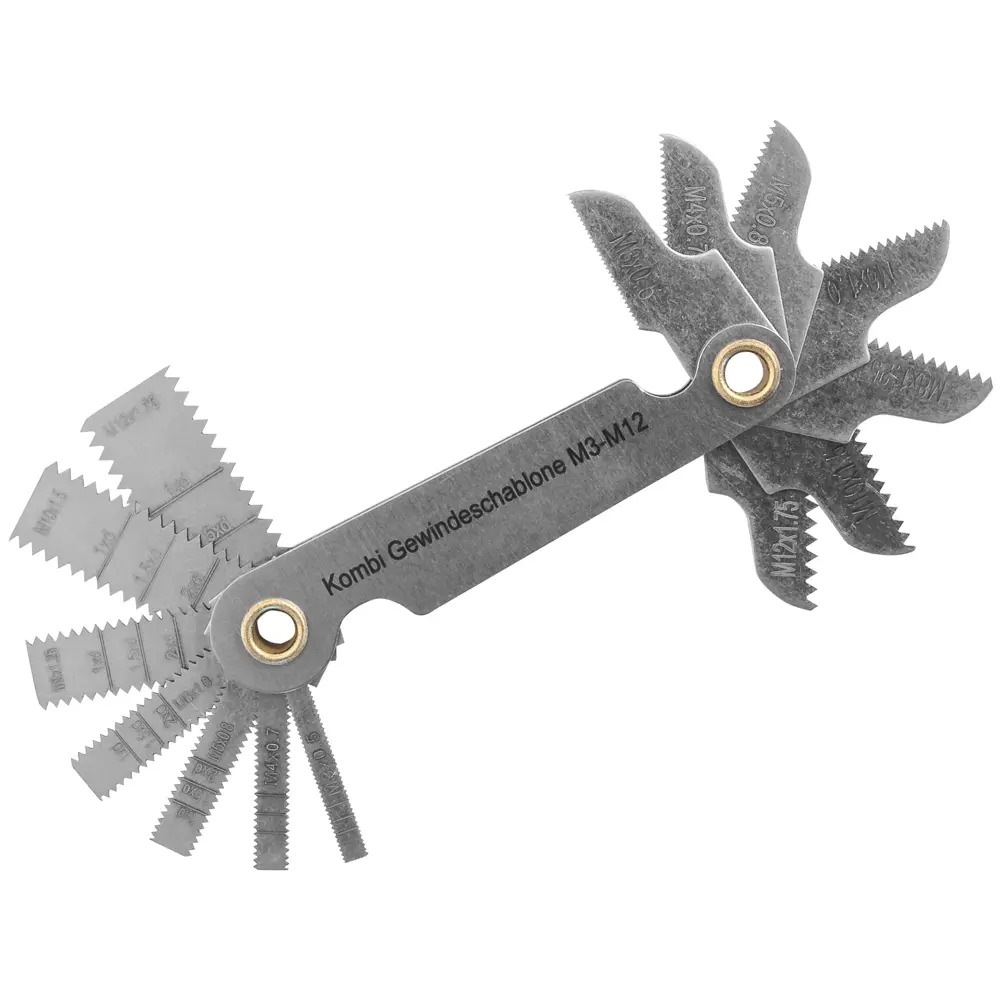 Набор шаблонов для наружных/внутренних резьб Thorvik PG14SC, 14 предметов STLM-2206639