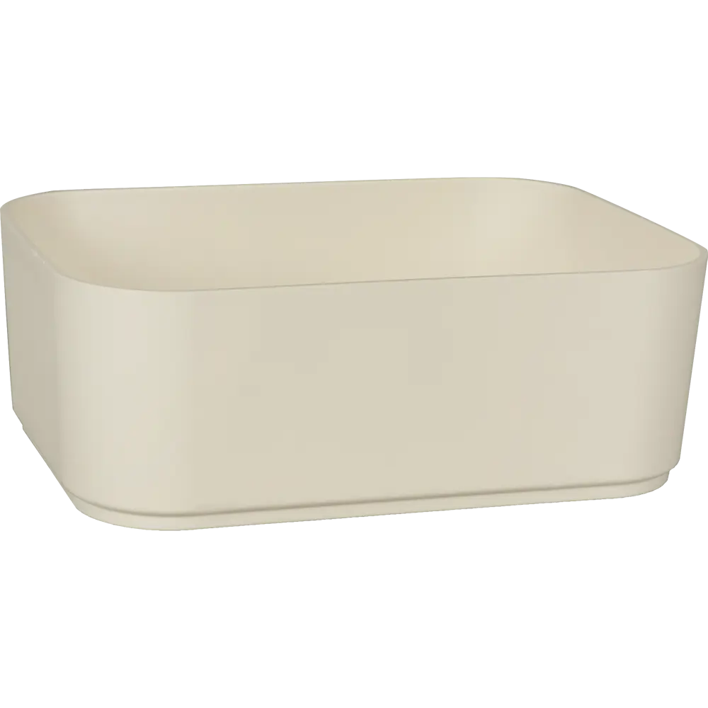 Ёмкость малая Berossi 15x5x11 см, пластик, цвет слоновая кость STLM-2093389