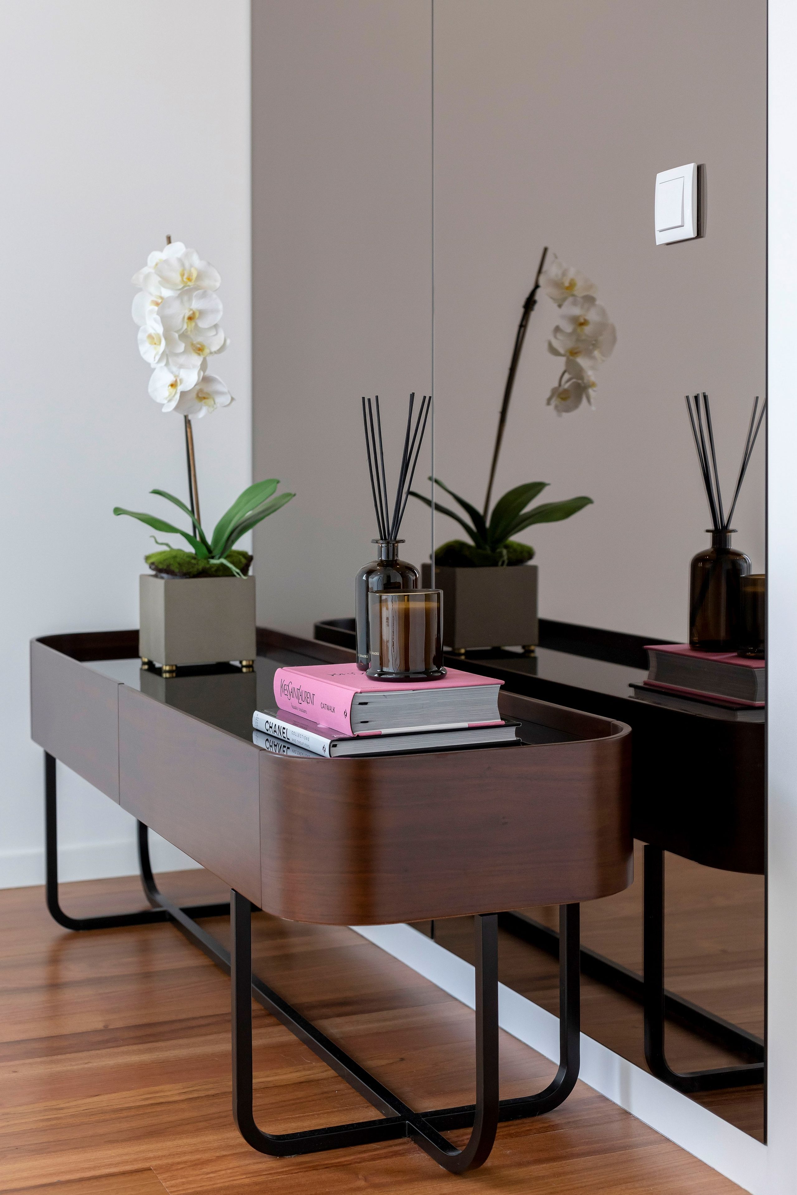 Прямоугольная консоль из шпона с ящиками Stylish Club His &amp ARCH-00129342 - Вид №8