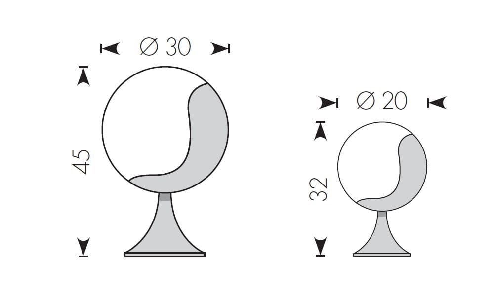 Металлическая настольная лампа Jean Perzel Perzel Contemporain ARCH-00118411 - Вид №2