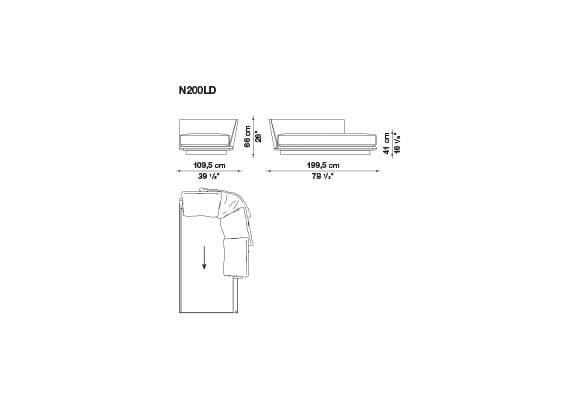 Секционный диван B&B Italia Noonu ARCH-00013428 - Вид №24