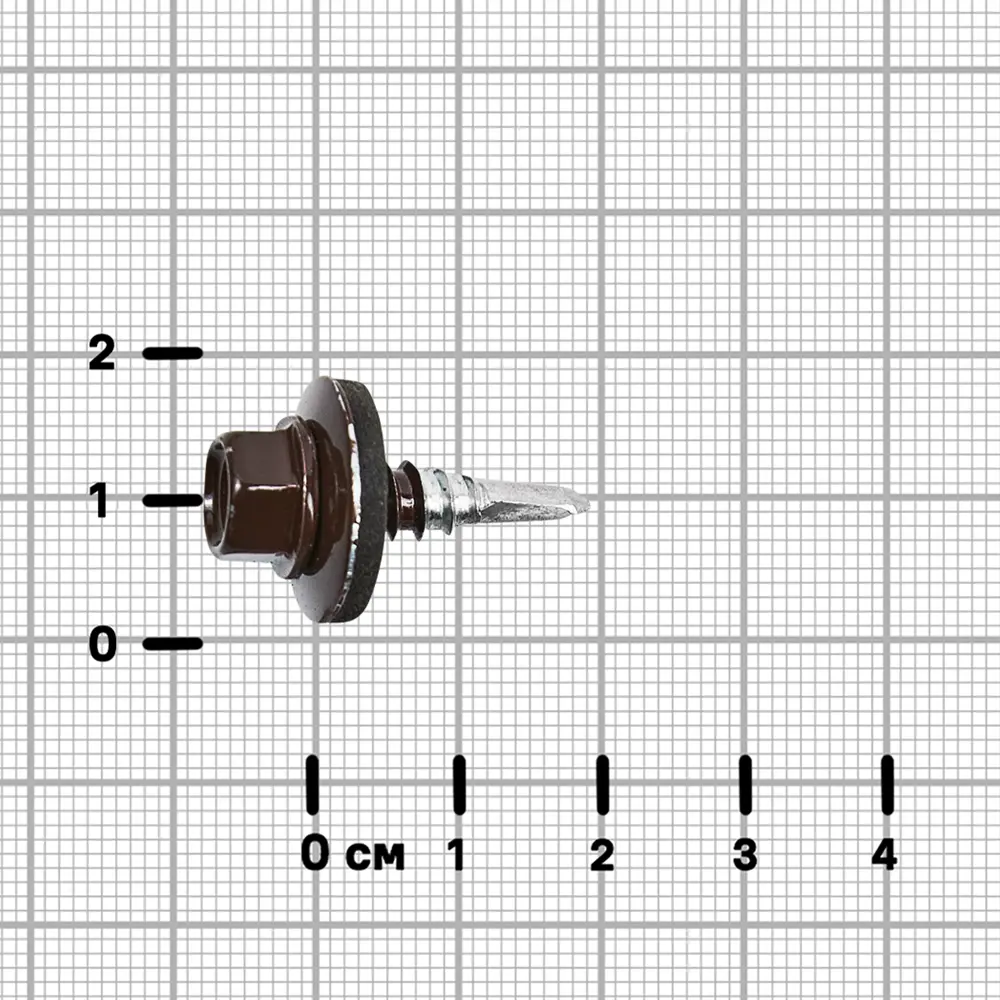 Саморезы кровельные Standers с буром для металлочерепицы и профнастила 89213009 STLM-1009136 - Вид №2