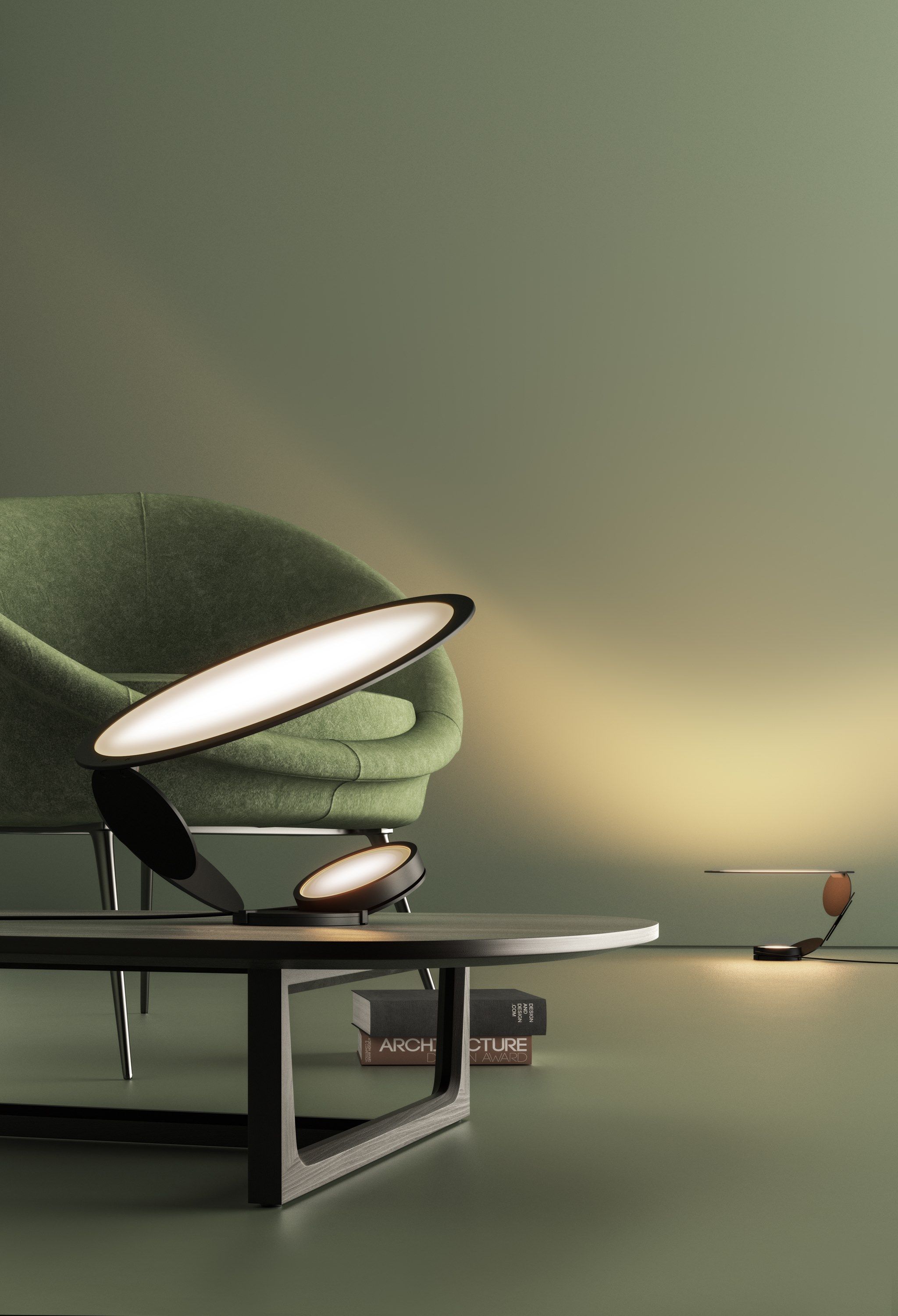 Алюминиевая регулируемая светодиодная настольная лампа AXOLIGHT ARCH-00082312 - Вид №3