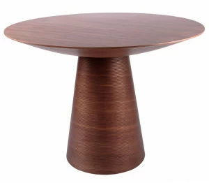 Обеденный стол круглый деревянный 100 см Grynn RITER  134507 Орех;коричневый