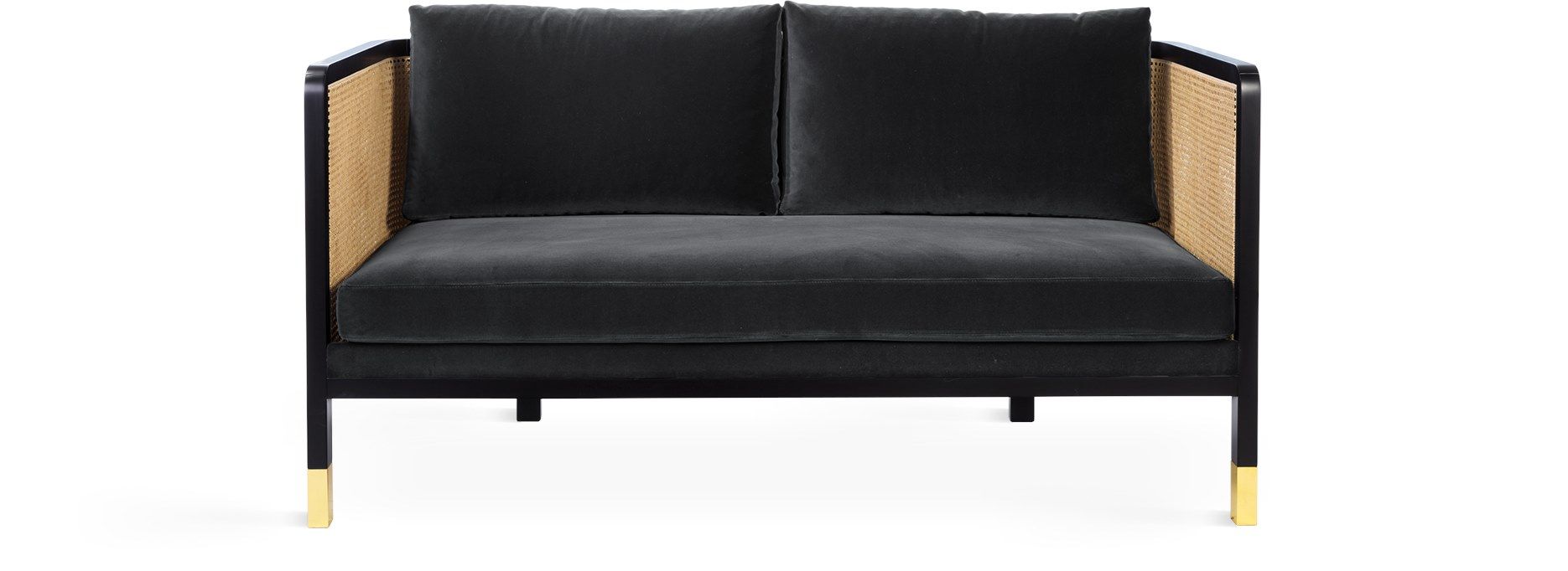 2-местный бархатный съемный диван RED EDITION плетеная ARCH-00107276 - Вид №12