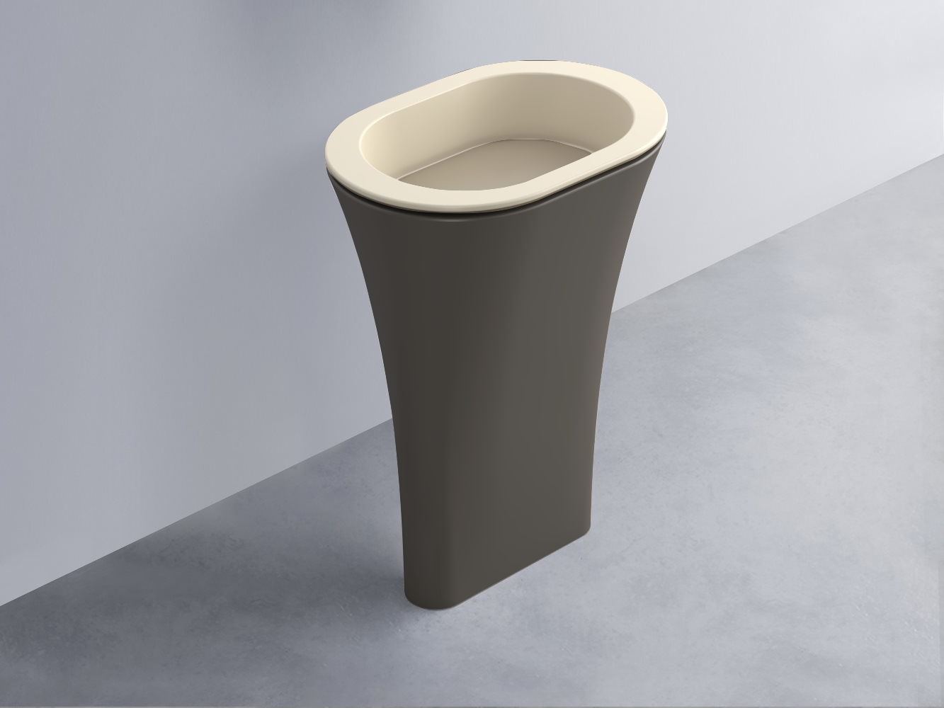 AMLA65-LN+AMPILO-AV+AMCOLO-FN Раковина Amedeo Ovale отдельностоящая cielo Enjoy + Amedeo Ceramica Cielo