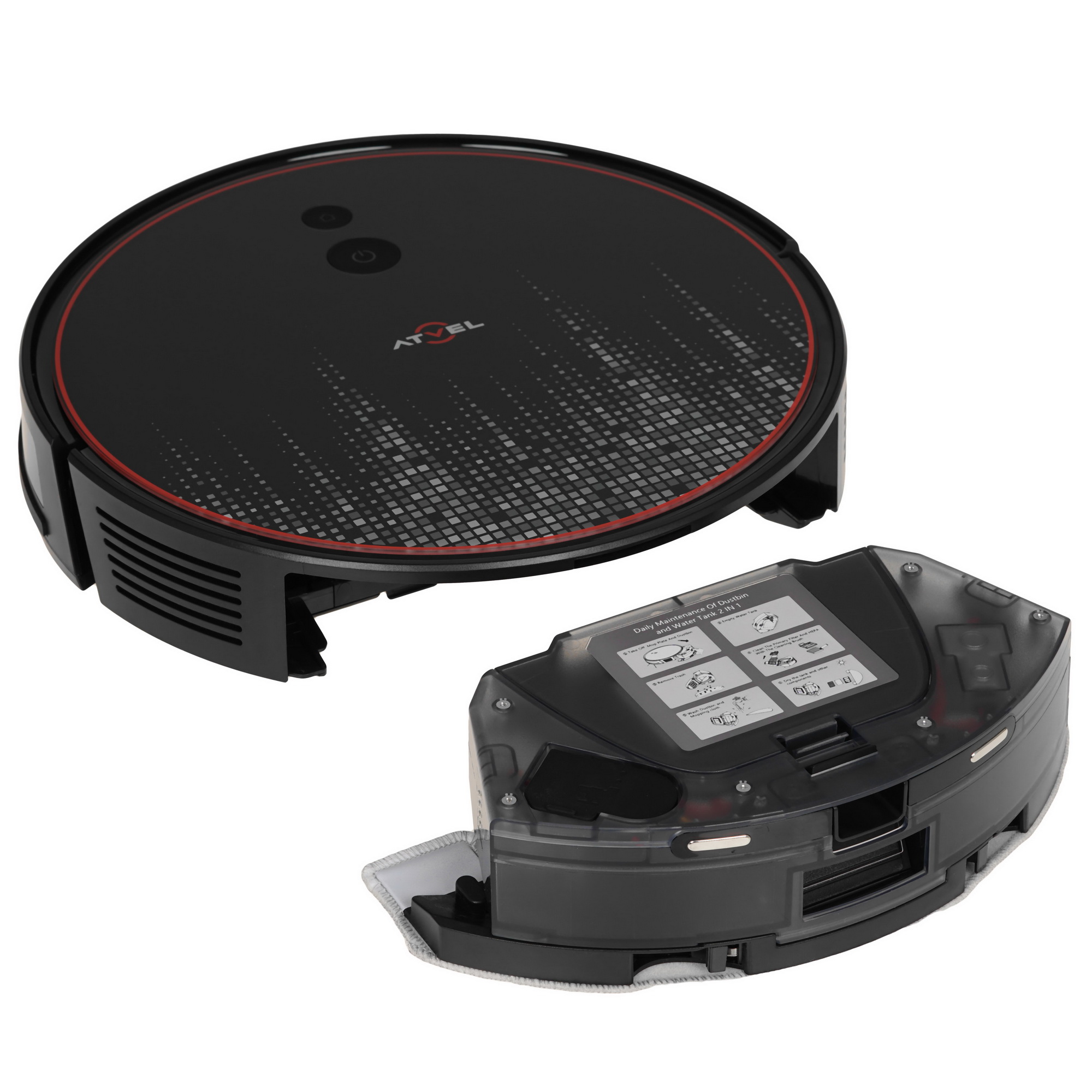9061623 Робот-пылесос Atvel R80 черный STDN-0088518 - Вид №6