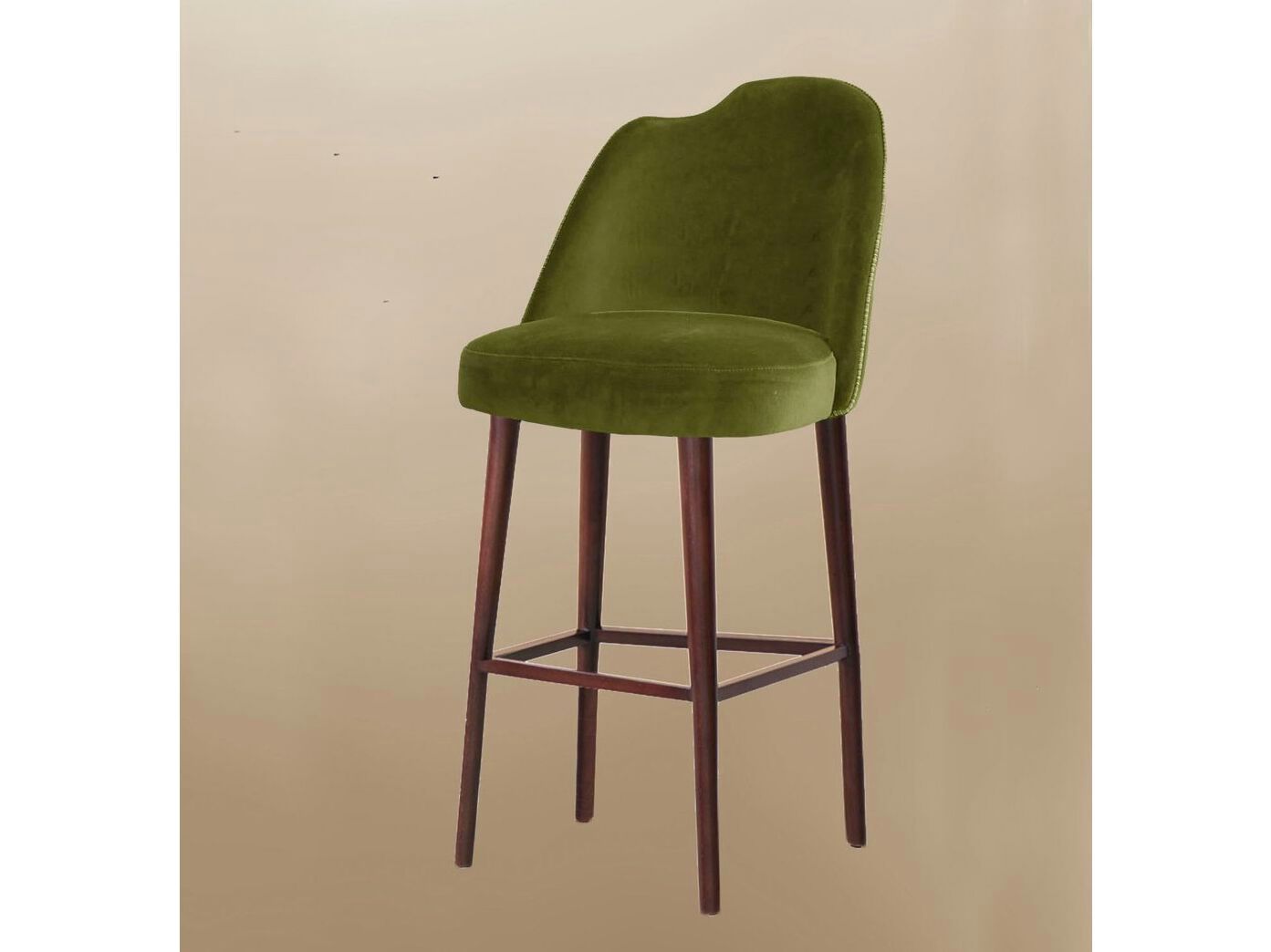 Бархатный табурет со спинкой DOVAIN STUDIO YVES ARCH-00097884