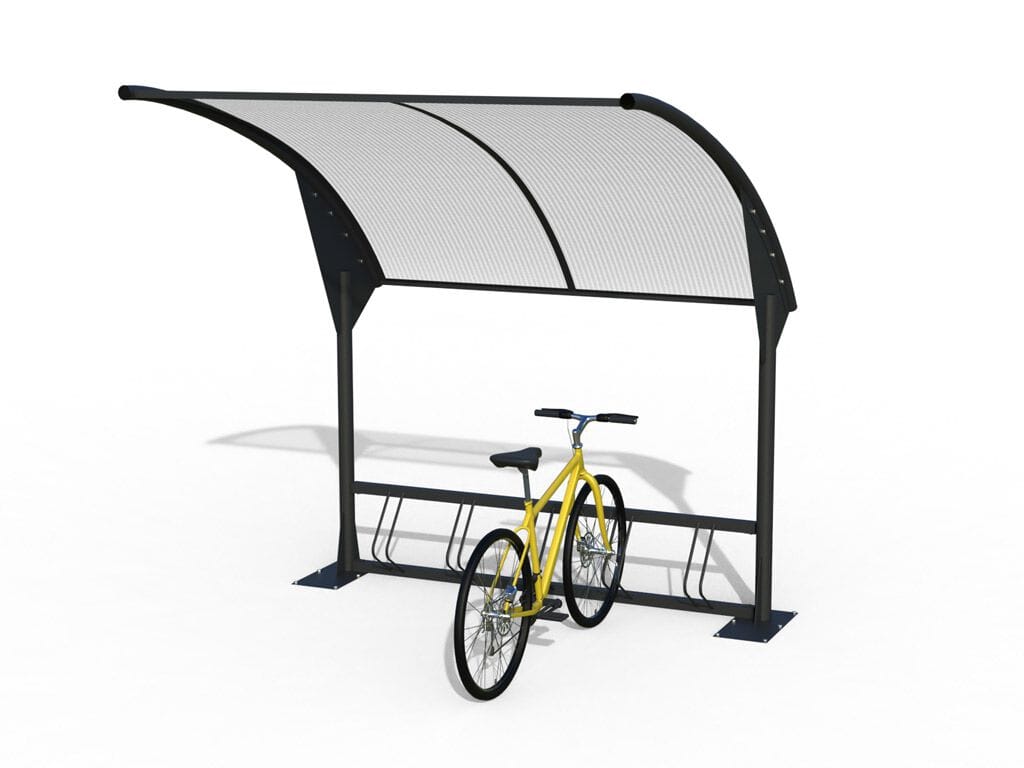 Стальной и поликарбонатный навес для велосипедов EUROCOMITALIA современная мебель ARCH-00055960