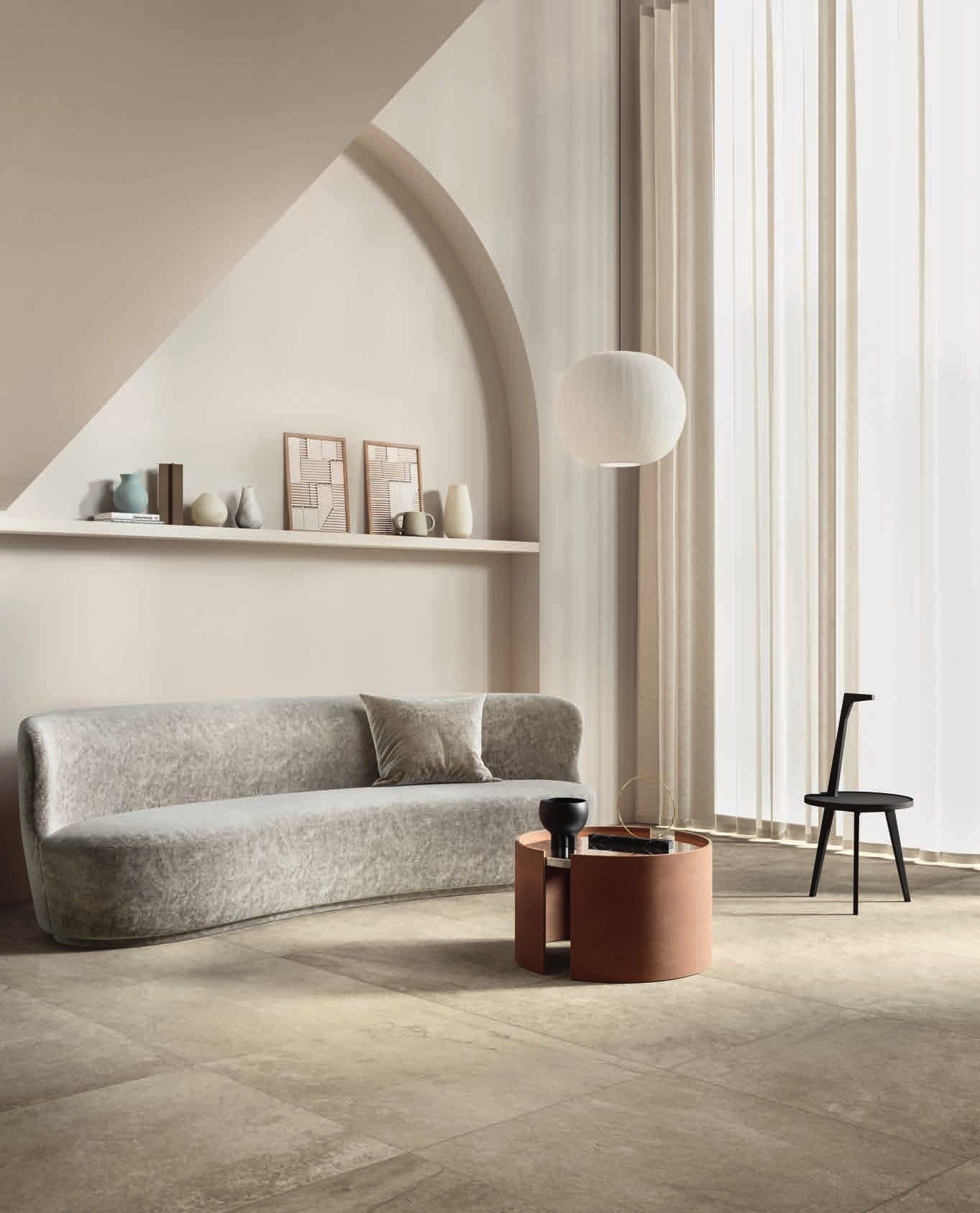 Напольное покрытие / Напольное покрытие из керамогранита для интерьера с эффектом камня CERAMICA DEL CONCA LAVAREDO ARCH-00135051 - Вид №5