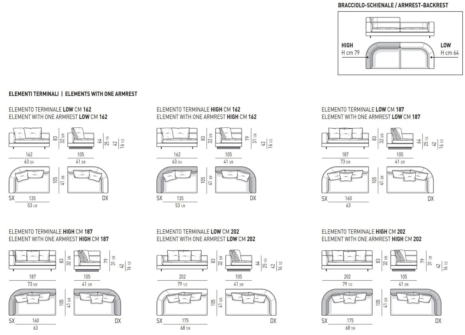 Модульный угловой диван из ткани Minotti ALEXANDER ARCH-00105167 - Вид №29