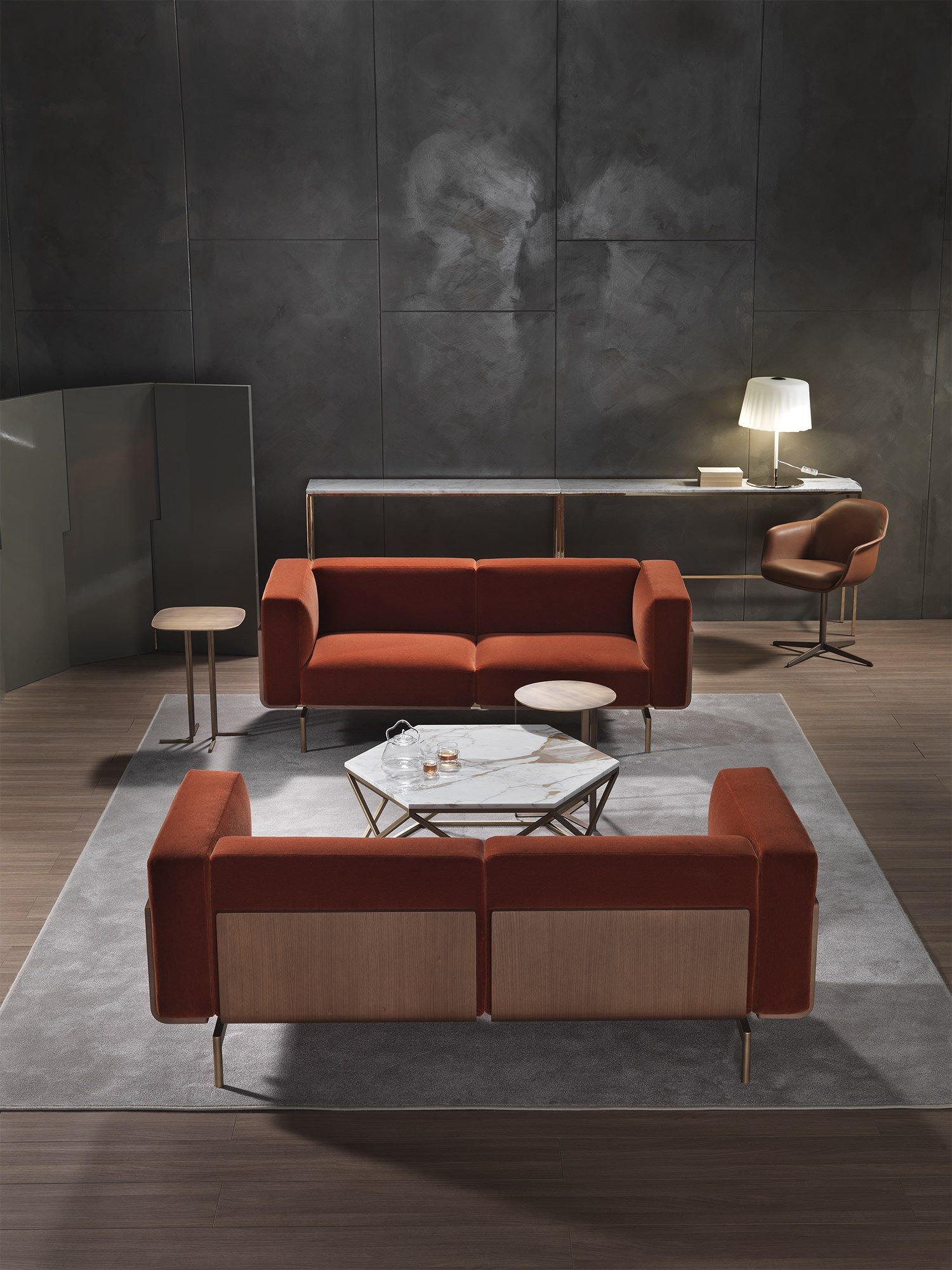 Модульный тканевый диван Marelli L-Sofa ARCH-00125394 - Вид №18