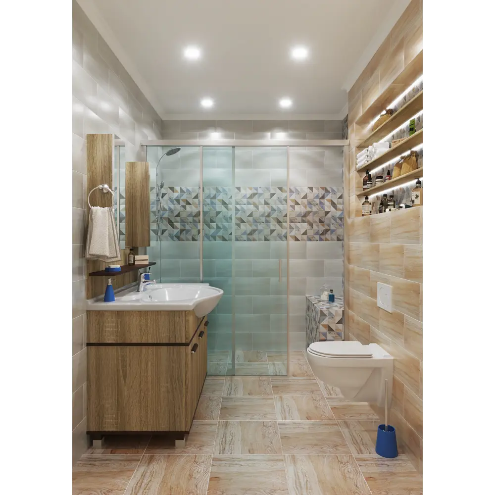 Керамогранит «Шервуд» 45х45 см 1.42 м2 цвет бежевый LB CERAMICS STLM-2028139 - Вид №4