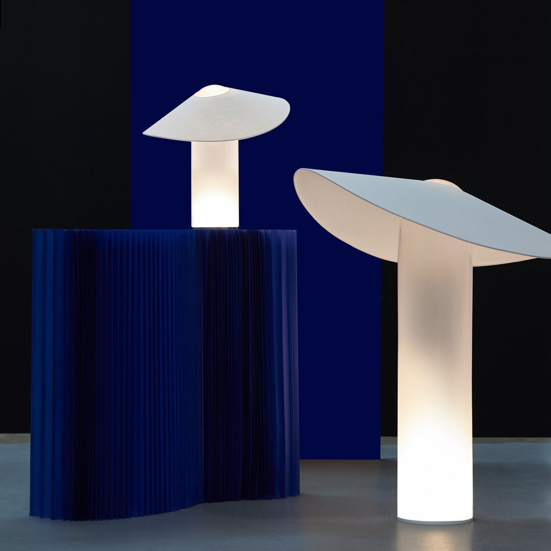 Регулируемая настольная лампа из дутого стекла Midgard Licht Loja ARCH-00141714 - Вид №5